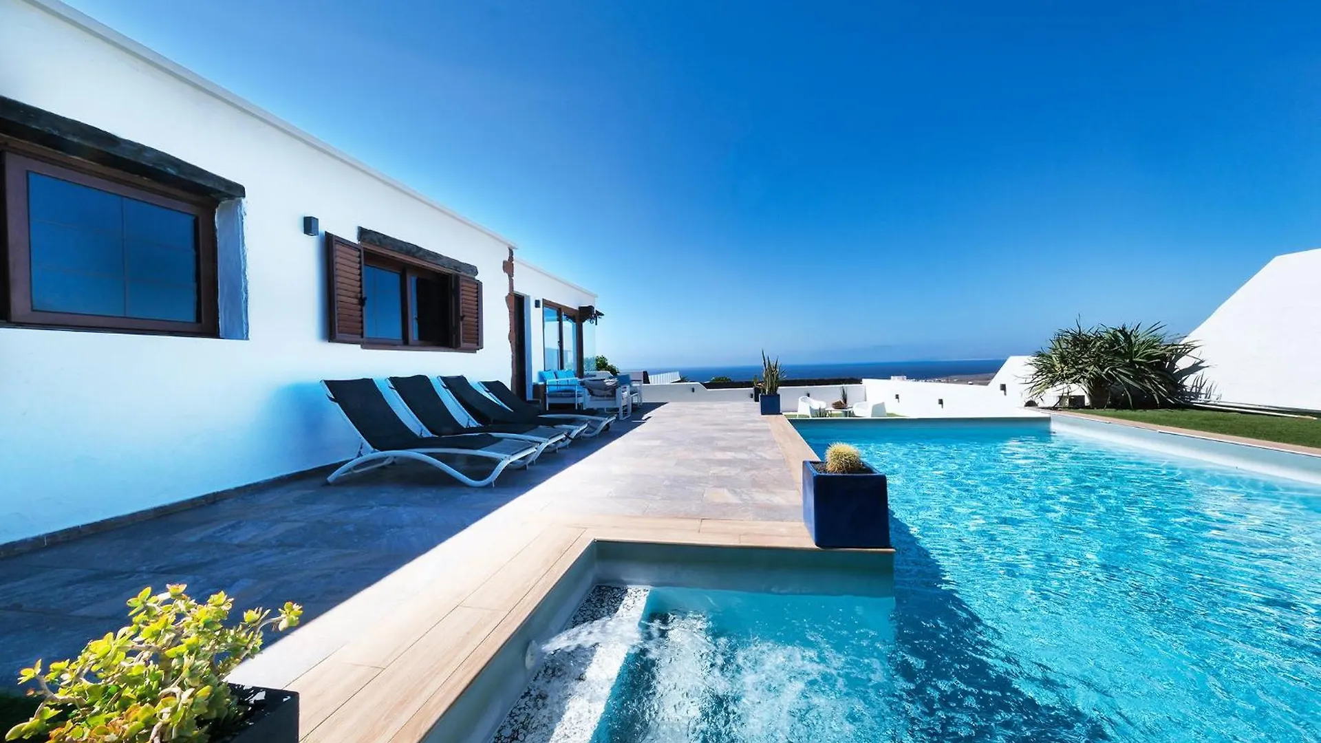 Villa Macher Piscina Y Bar Piscina Tías Espagne